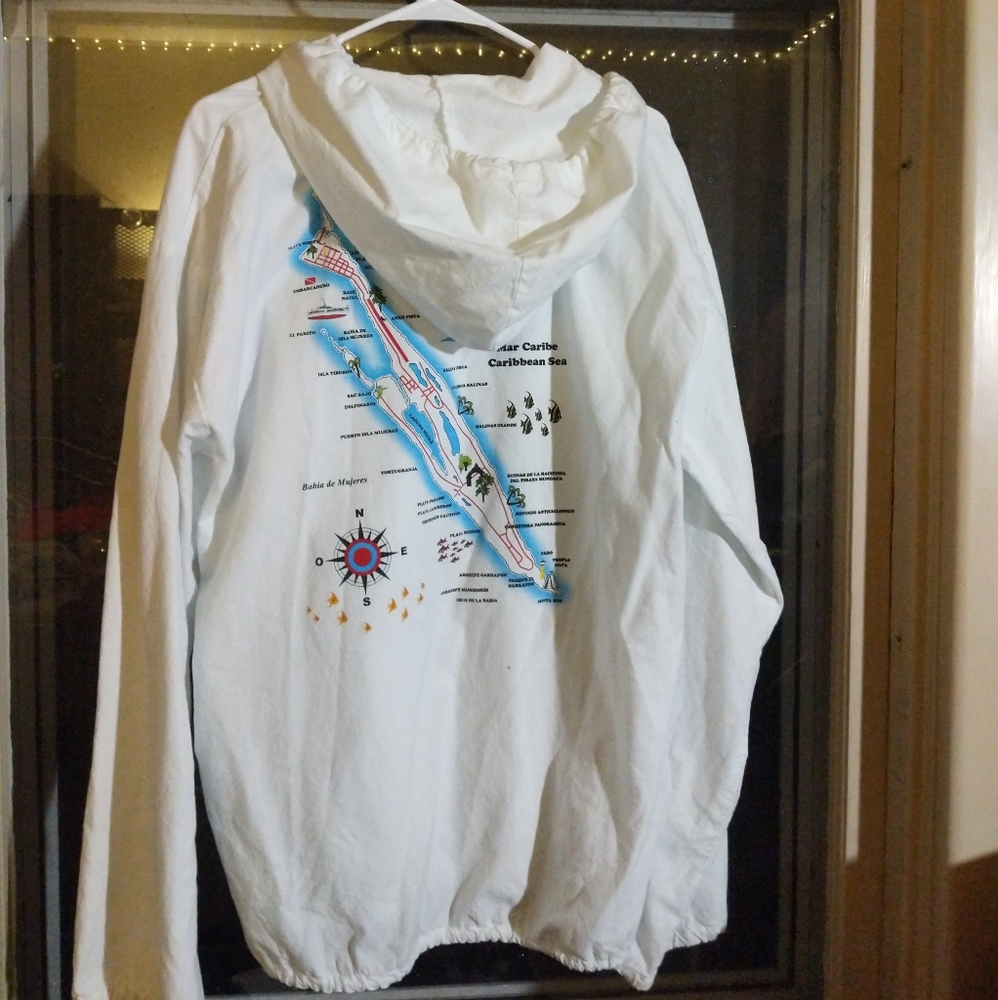 Vintage Isla Mujeres Mexico Tourist Jacket - XL